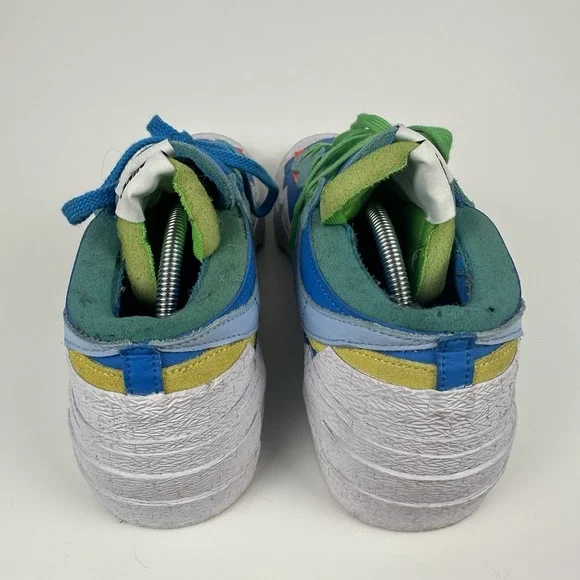 Nike x Sacai x Kaws Blazer Low Sneaker Neptune Blue Size 12 Rare collab - Picture 5 of 8